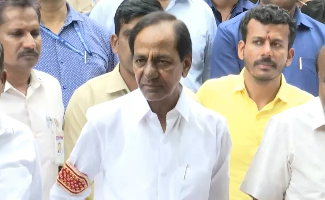 There is no question of sharing any platform with the Congress- KCR