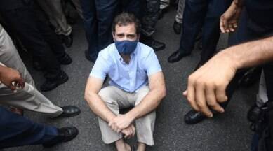 Rahul Gandhi Detained During Protest
