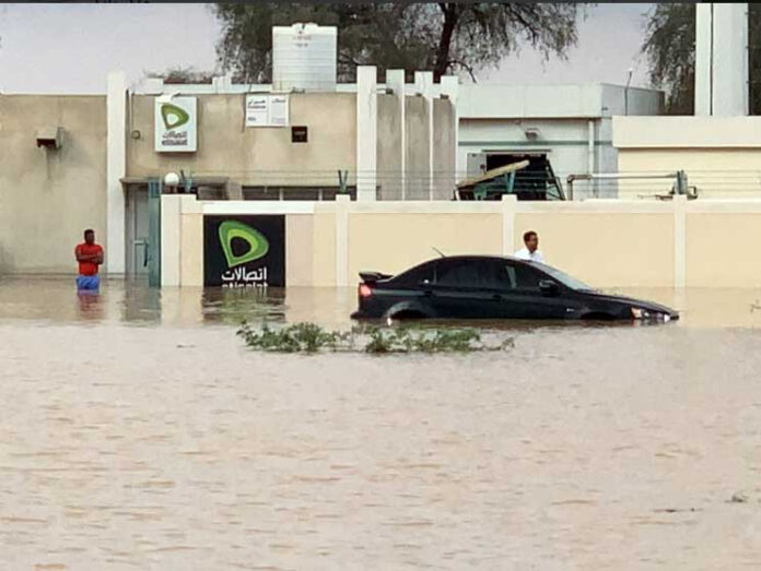 UAE Flooded