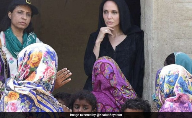 Angelina Jolie In Flood-Hit Pakistan