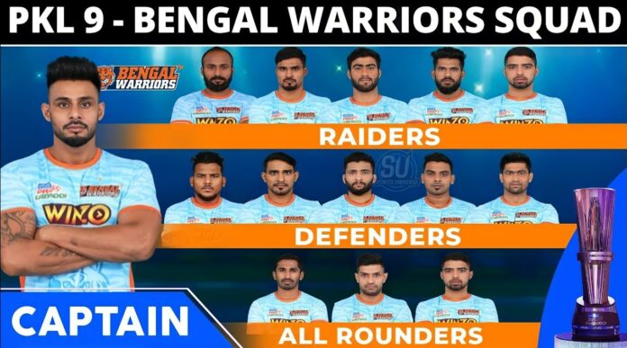 Bengal Warriors Squad 2022