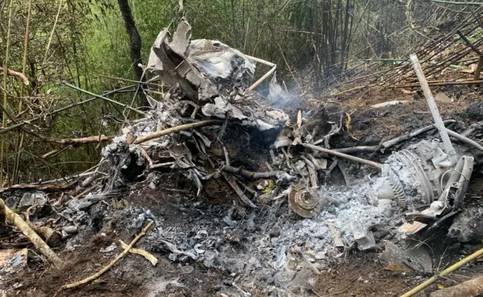 Army helicopter crashed near Mandala in West Kameng district of Arunachal Pradesh