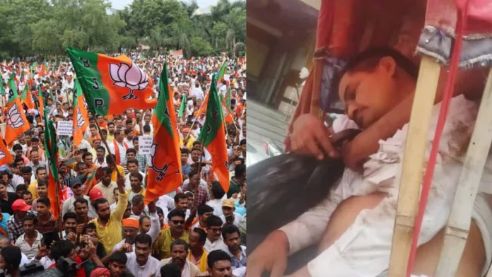 BJP Leader Dies Allegedly After Police Lathi charge During Protest In Patna