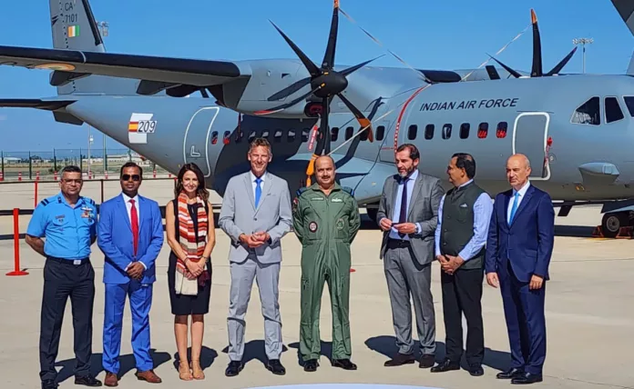 Air Force Receives Keys Of First C295 Tactical Airlifter From Airbus