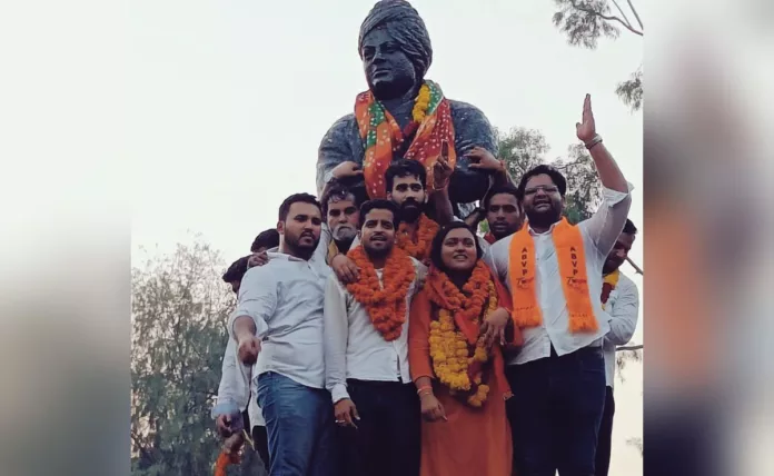 BJP-Linked Group ABVP Wins Big At Delhi University Polls